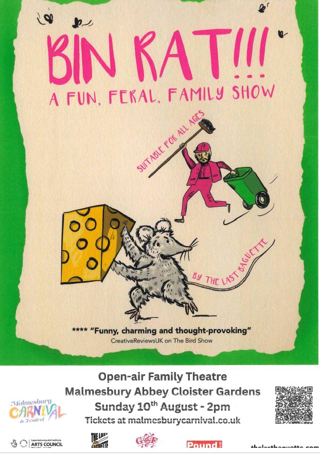 Bin Rat!!! - A Fun, Feral, Family Show- Open-air Family Theatre